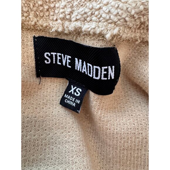 NEW STEVE MADDEN Women's Drape Front Slub Knit Jacket Size XS - Picture 7 of 9